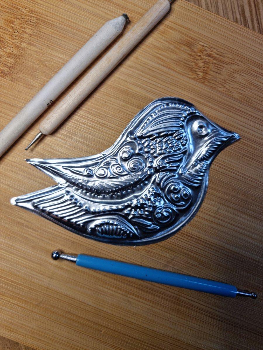 Wirksworth Festival workshop - come and make a copper bird hanging decoration - The Studio at Wirksworth