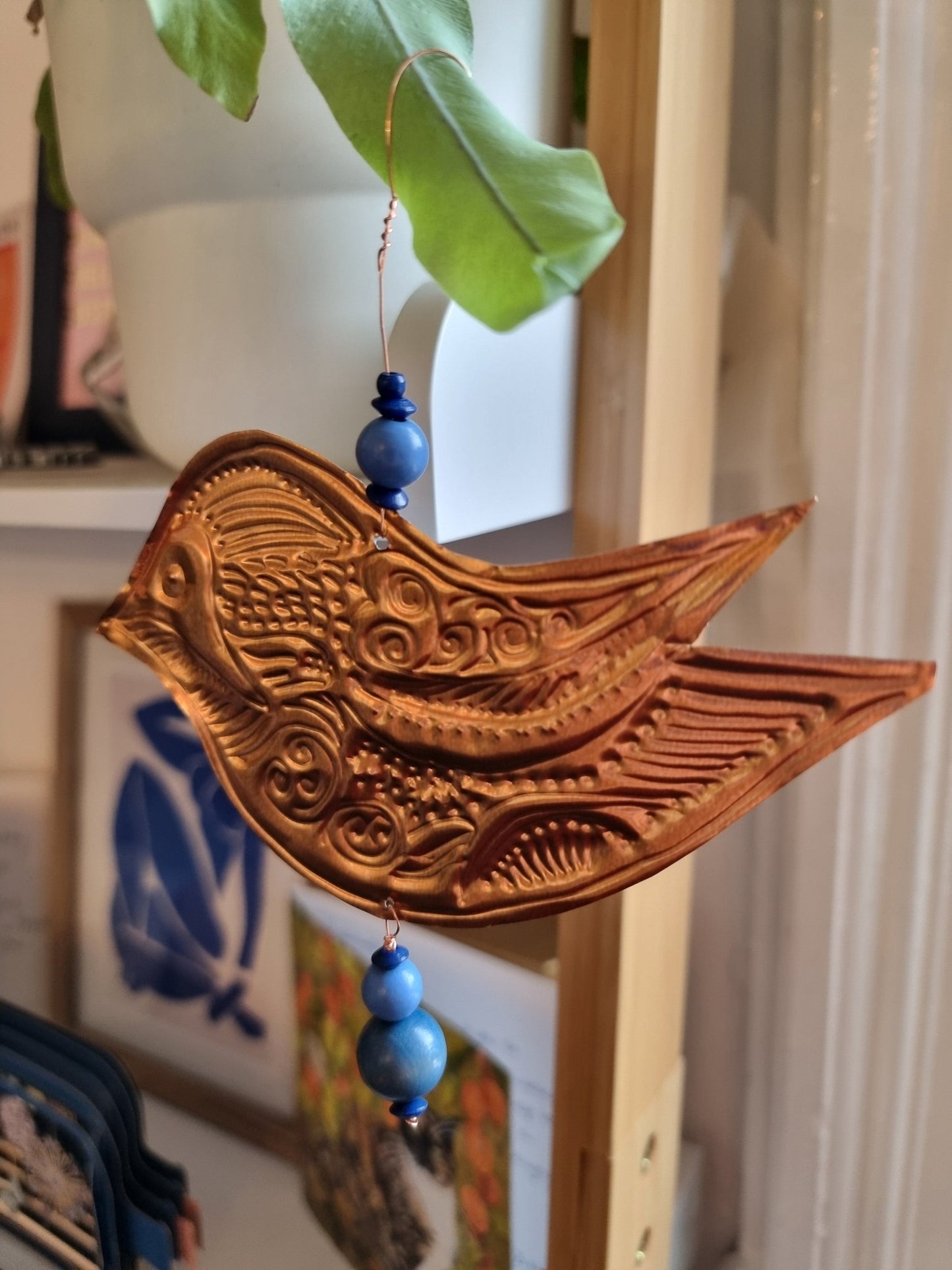 Wirksworth Festival workshop - come and make a copper bird hanging decoration - The Studio at Wirksworth