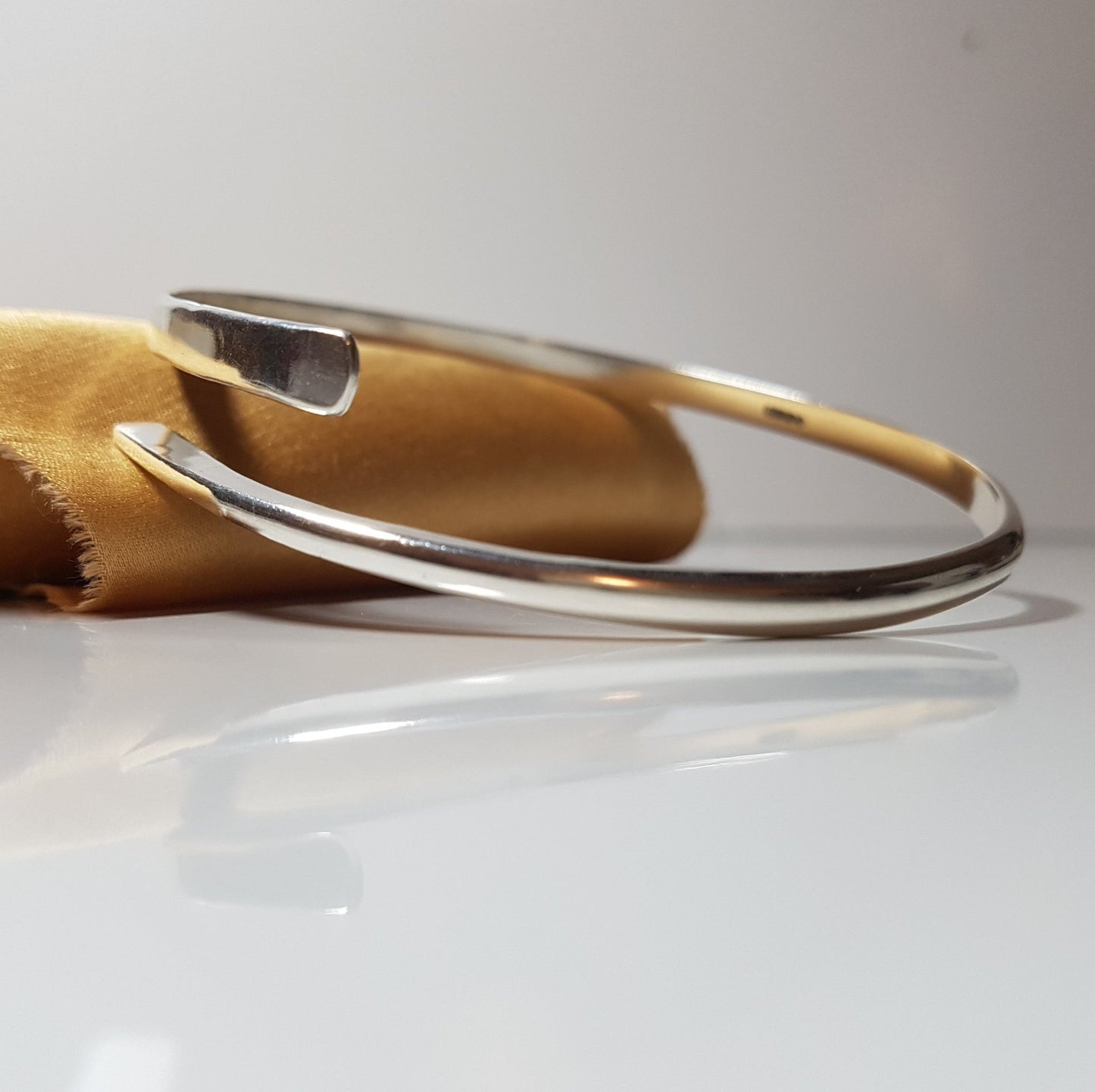 Forged organic bangle - The Studio at Wirksworth