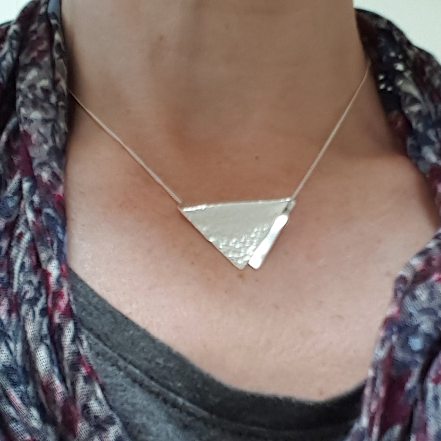 Silver bunting necklace - Sunday 7th September - The Studio at Wirksworth