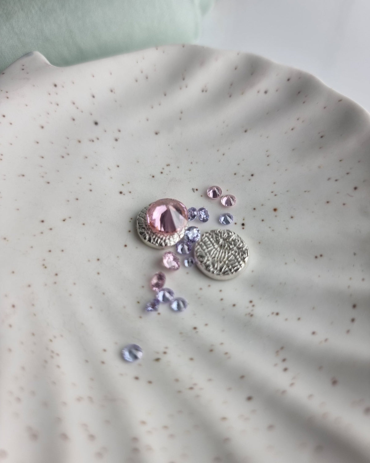 Silver metal clay with gemstones - 19th July - The Studio at Wirksworth