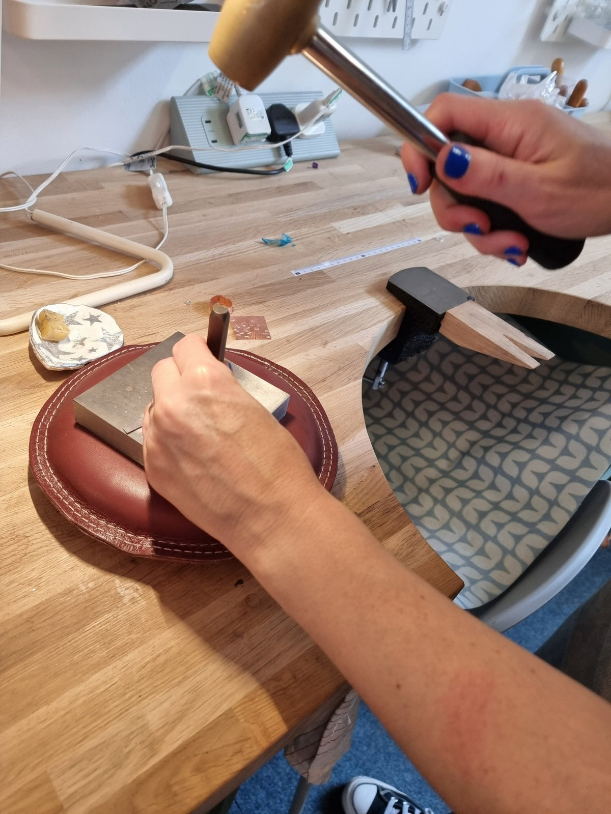 Stamped wrap ring workshop - Saturday 30th January - half day workshop - The Studio at Wirksworth