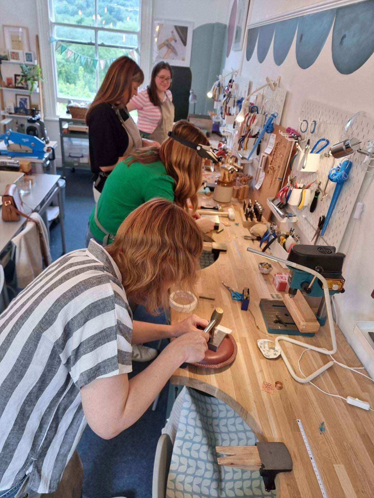 Stamped wrap ring workshop - Saturday 30th January - half day workshop - The Studio at Wirksworth