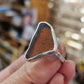 Silver ring with gemstone - The Studio at Wirksworth
