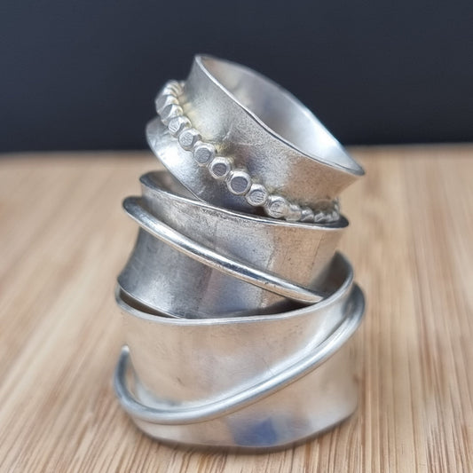Silver spinner ring workshop - The Studio at Wirksworth