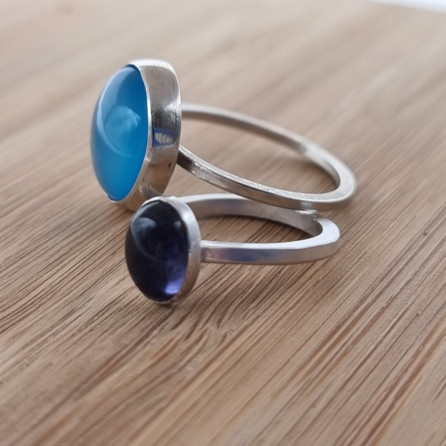 Silver ring with gemstone - The Studio at Wirksworth