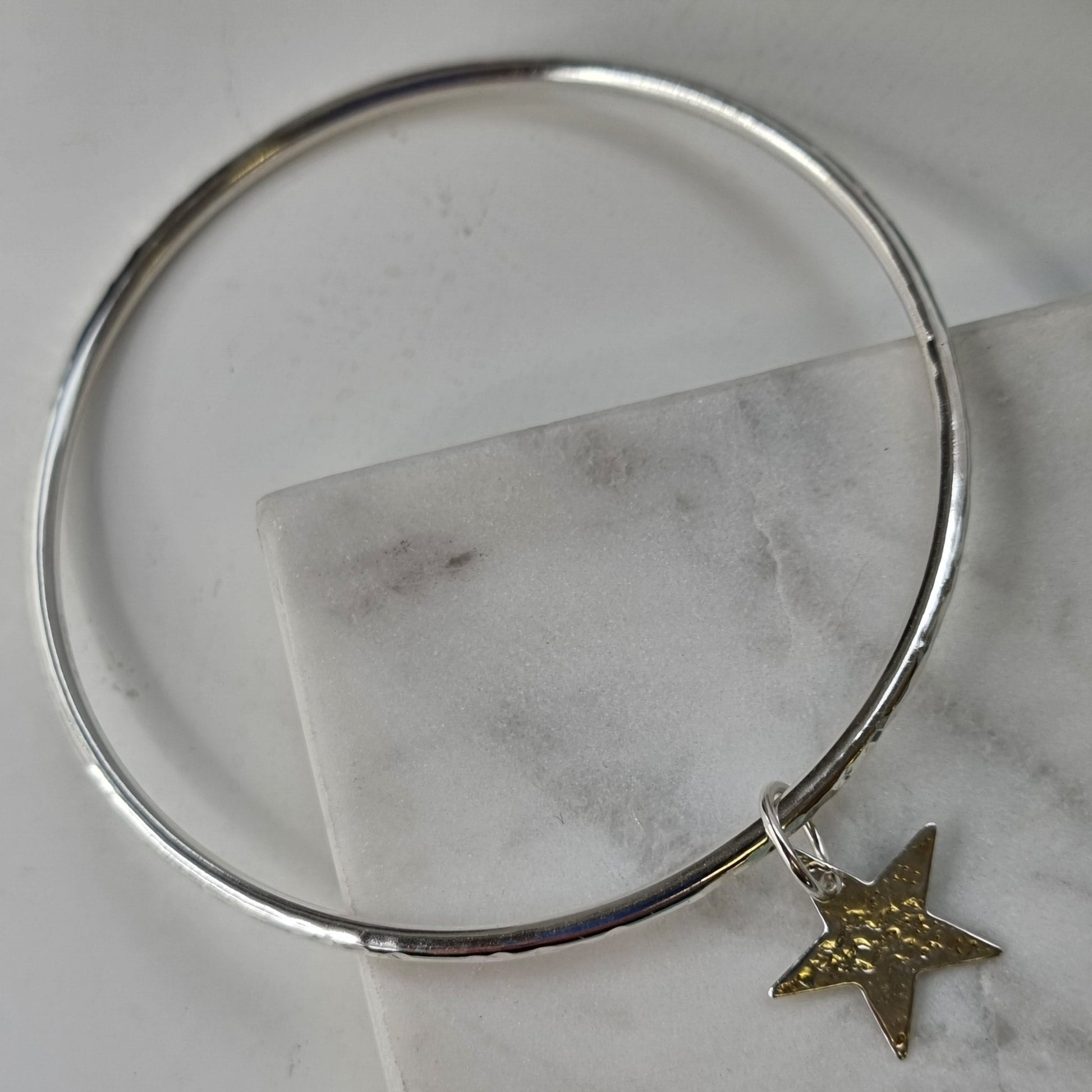 Bangle with lace star - The Studio at Wirksworth