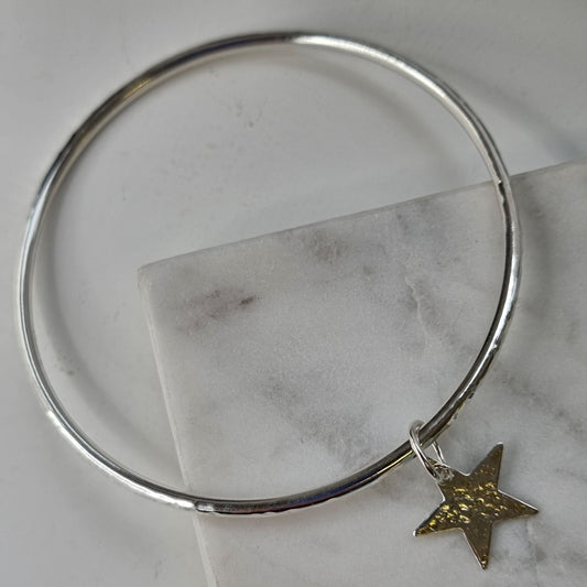 Bangle with lace star - The Studio at Wirksworth