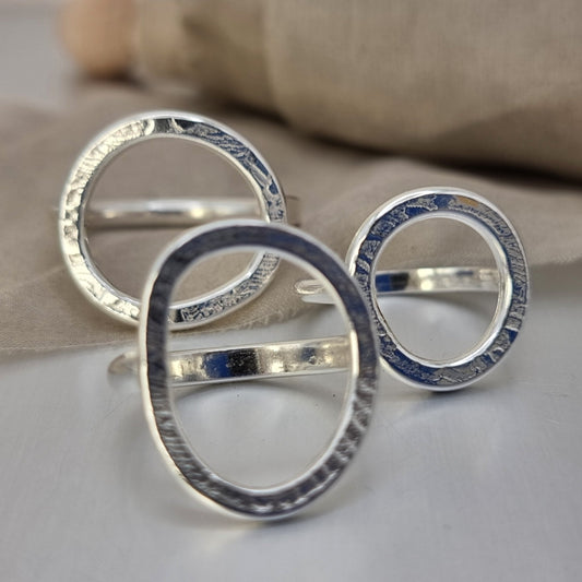 Lace circle ring - The Studio at Wirksworth