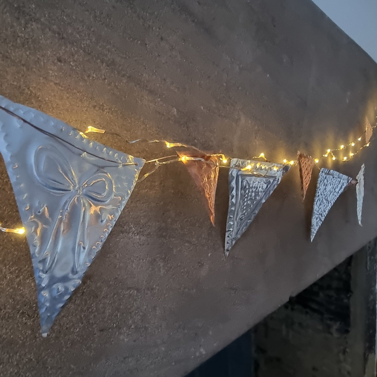 Copper embossed Christmas bunting -  December evening workshop - multiple dates