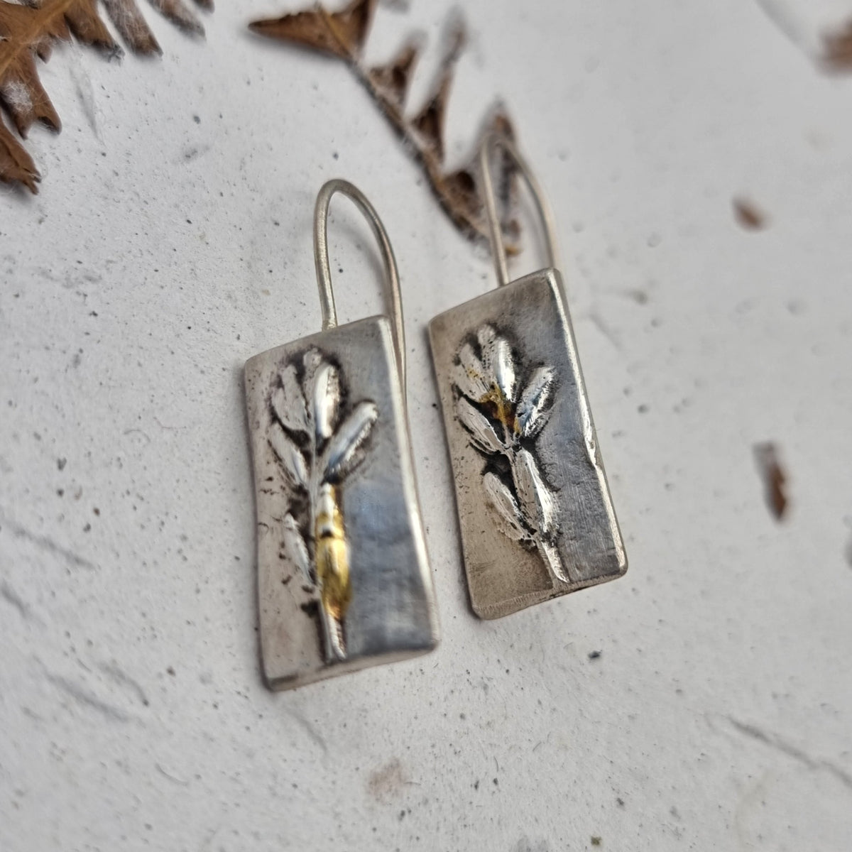 Botanics - dangle earrings - The Studio at Wirksworth