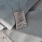 Flat lace pendant - The Studio at Wirksworth