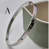 Riveted silver bangle - The Studio at Wirksworth
