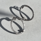Oxidised lace stud earrings - The Studio at Wirksworth