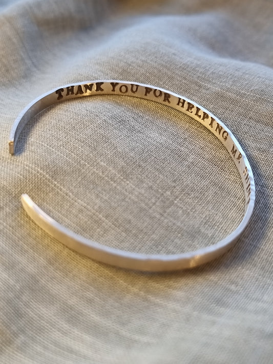 Secret message bangle -  Wednesday 13th August