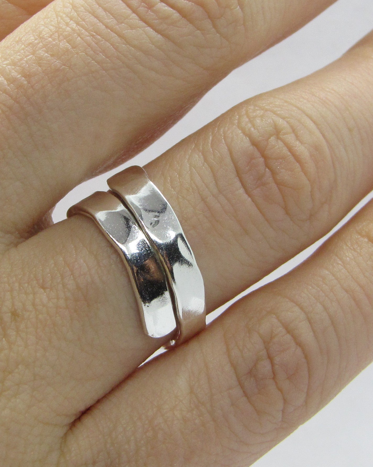 Silver wrap ring