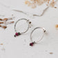Oxidised lace stud earrings - The Studio at Wirksworth