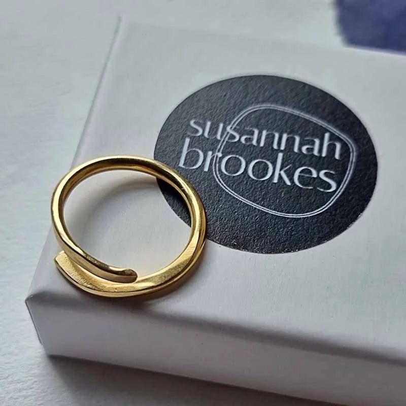 Heavy forged ring - The Studio at Wirksworth