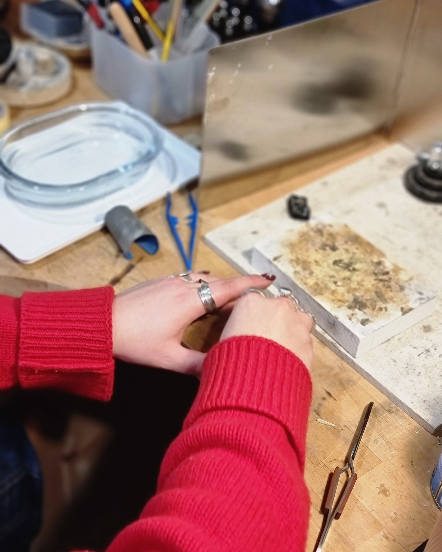 An introduction to silver jewellery-making over five sessions